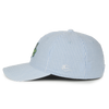 LADIES BLUE AND WHITE STRIPED CAP
