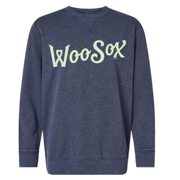 Worcester Red Sox Heather Navy Glow WooSox Crew