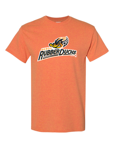 Primary Logo Heather Orange Tee