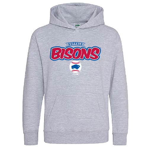 Buffalo Bisons Youth Grey Arise Hoodie