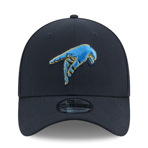 Myrtle Beach Pelicans New Era 39Thirty American Sign Language "P" Stretch Fit Cap