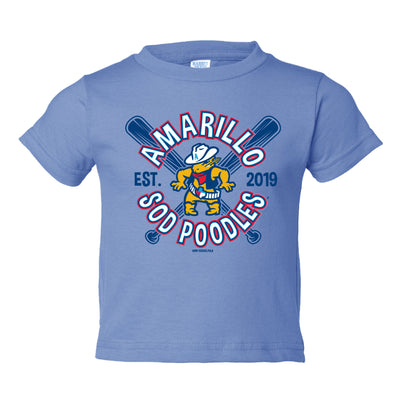 Amarillo Sod Poodles Infant Blue Draw Tee