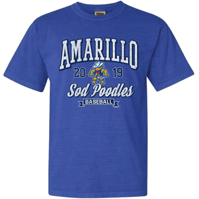 Amarillo Sod Poodles Flo Blue Gamble Tee