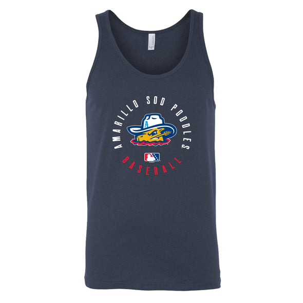 Amarillo Sod Poodles Navy Jersey Tank