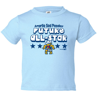 Amarillo Sod Poodles Sky Blue Infant Future Star