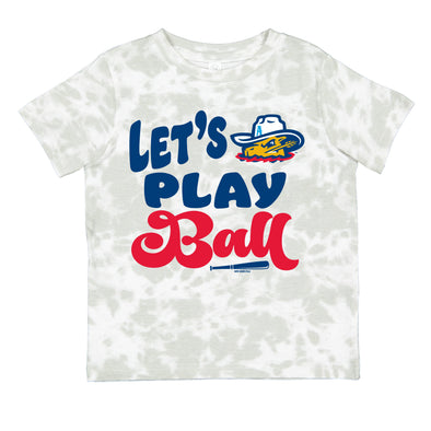 Amarillo Sod Poodles Haze Tie Dye Game Toddler Tee