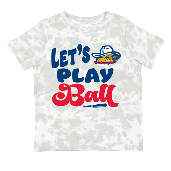 Amarillo Sod Poodles Haze Tie Dye Game Toddler Tee