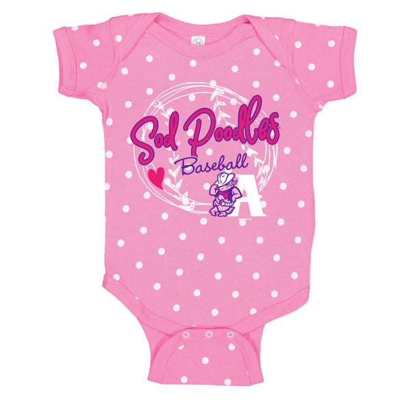 Amarillo Sod Poodles Infant Pink Used Lean A Onesie