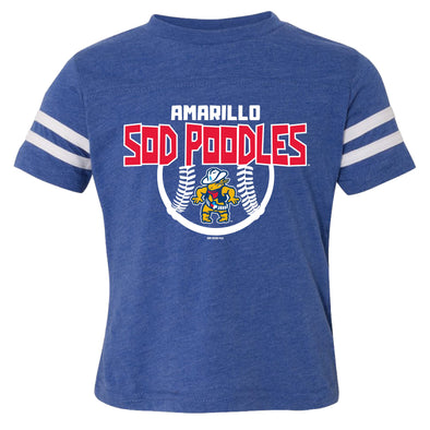 Amarillo Sod Poodles Royal Sporty Toddler Tee