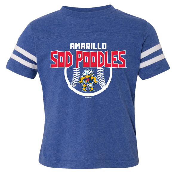 Amarillo Sod Poodles Royal Sporty Toddler Tee
