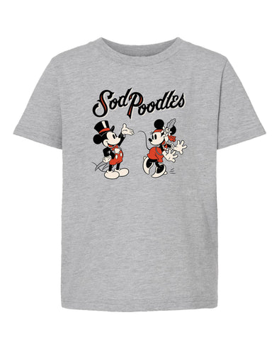 Amarillo Sod Poodles OT Grey Mickey Tee