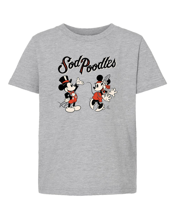 Amarillo Sod Poodles OT Grey Mickey Tee