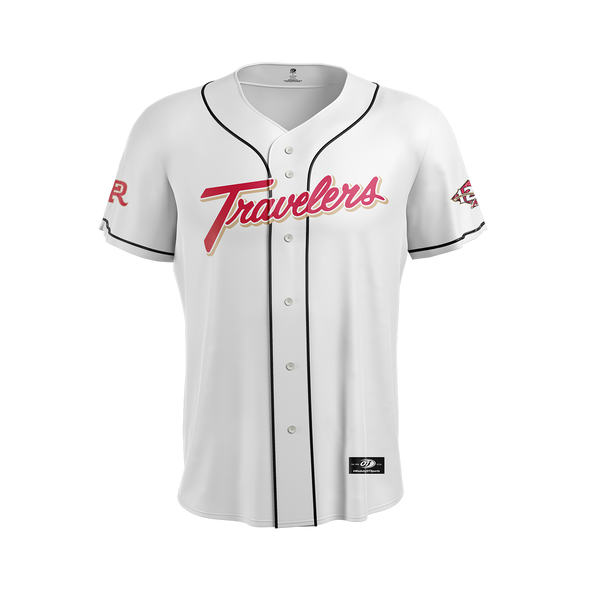 Arkansas Travelers OT Sports Youth Home White Replica Jersey