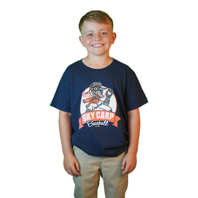 Beloit Sky Carp Youth Navy Poopsie T-Shirt