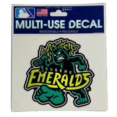 Eugene Emeralds WinCraft Primary Sasquatch Decal