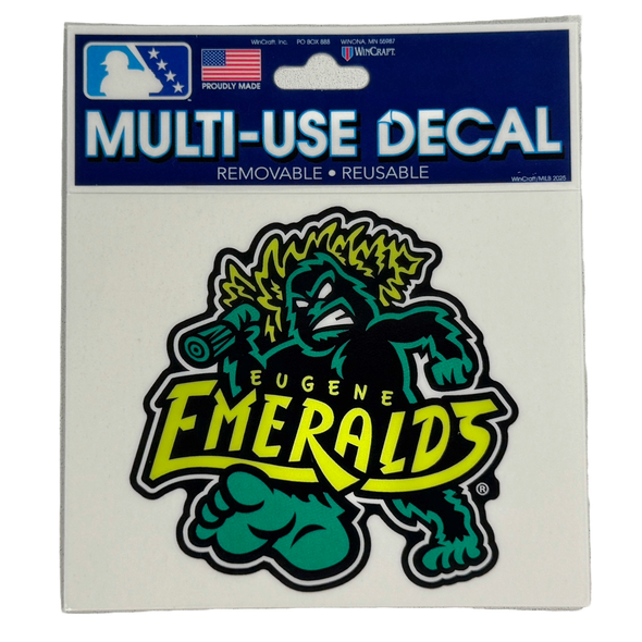 Eugene Emeralds WinCraft Primary Sasquatch Decal
