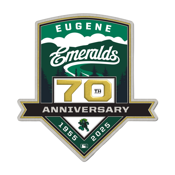Eugene Emeralds WinCraft 70th Anniversary Pin