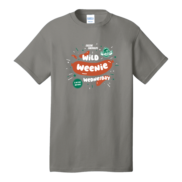 Eugene Emeralds Wild Weenie Wednesday T-Shirt