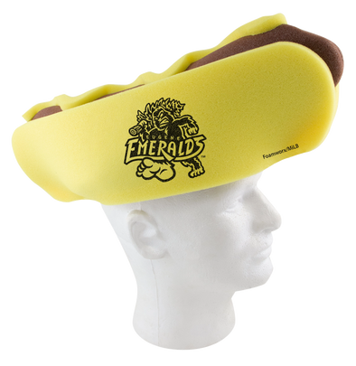Eugene Emeralds FoamWorx Foam Hot Dog Hat