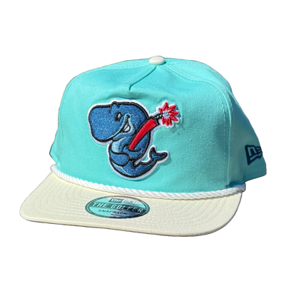 Eugene Emeralds Exploding Whales New Era Golfer Snapback Cap