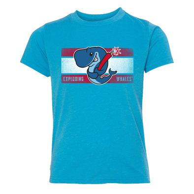 Eugene Emeralds Exploding Whales 108 Stitches Youth Wristband T-Shirt