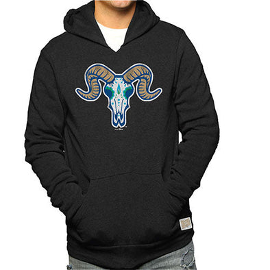 Hartford Yard Goats Retro Brand Adult Chivos Skull Hoodie