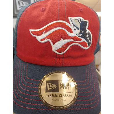 Somerset Patriots Adult New Era Team Clutch Adjustable Red Navy Cap