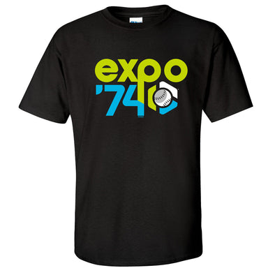 Spokane Indians Black Expo '74 Tee