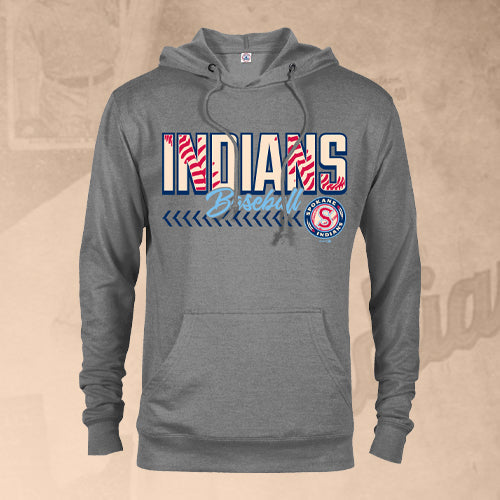 Spokane Indians Graphite Heather Sunflower Hoodie