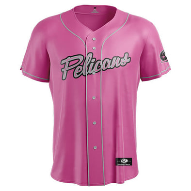 Myrtle Beach Pelicans OT Sports Pink Replica Jersey
