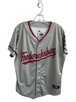 OT Sports Gray Fredericksburg Script Jersey