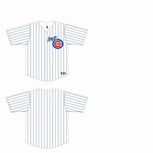 Men's Iowa Cubs Premium Pinstripe Jersey