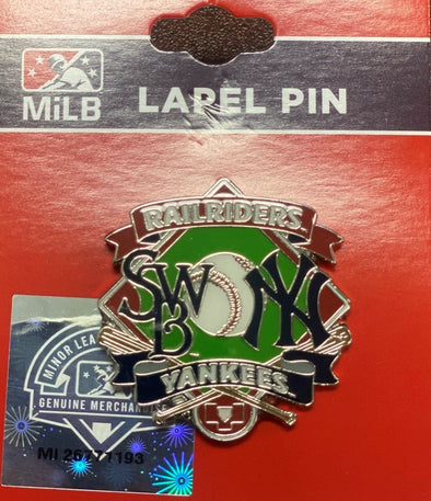 Scranton Wilke's-Barre RailRiders Co-Brand Pin