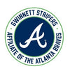 Gwinnett Stripers OT Sports Replica Home Pinstripe Jersey- White
