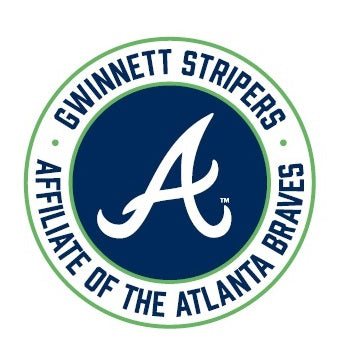 Gwinnett Stripers OT Sports Replica Home Pinstripe Jersey- White