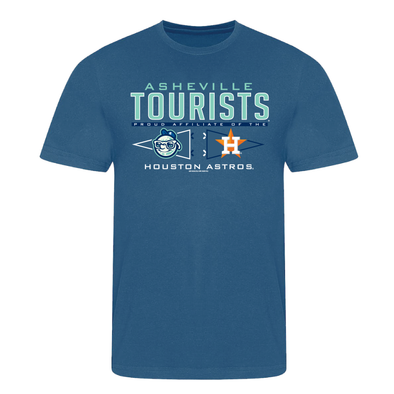 The Asheville Tourists Airforce Blue Affiliate Shirt