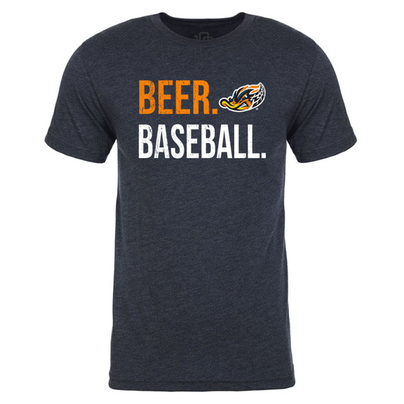 108 Beer Baseball Navy Tee