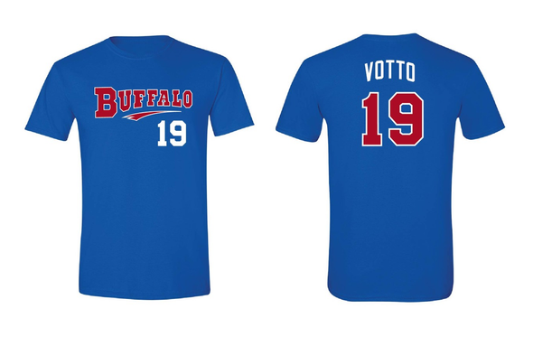 Buffalo Bisons Alt Royal Joey Votto Shirsey Tee