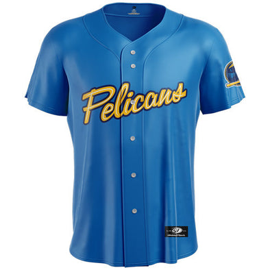 Myrtle Beach Pelicans OT Sports Alternate Blue Replica Jersey