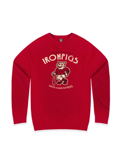 Lehigh Valley IronPigs Fauxback Crewneck Sweatshirt