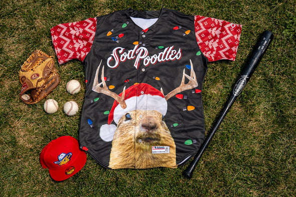 Amarillo Sod Poodles 2024Christmas In July Signed Jersey