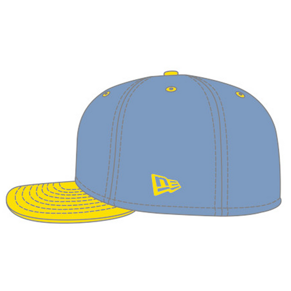 Amarillo Sod Poodles New Era 59FIFTY Yellow City Pigweeds Cap