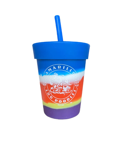Amarillo Sod Poodles 8oz Crest Silicone Tumbler
