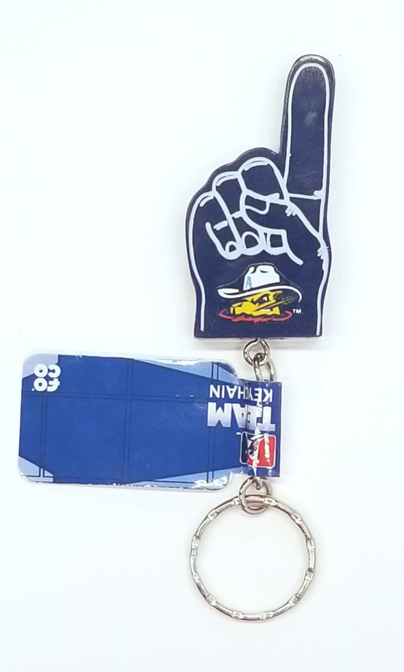 Amarillo Sod Poodles Blue #1 Hand Keychain