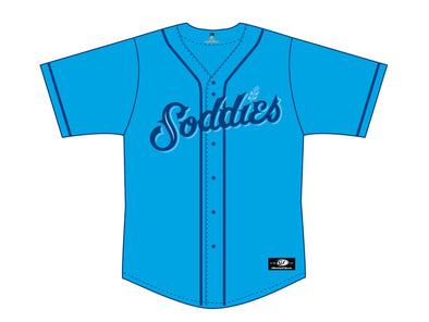 Amarillo Sod Poodles Blue Tonal Sublimated Jersey