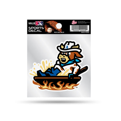 Amarillo Sod Poodles Calf Fries Skillet Decal