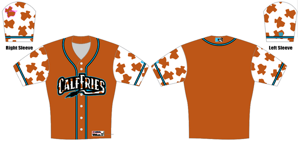 Amarillo Sod Poodles Calf Fries OT Sublimated Jersey