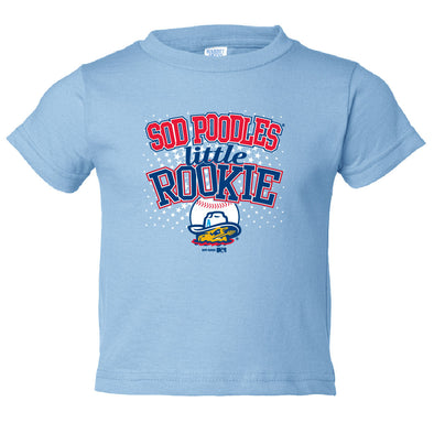 Amarillo Sod Poodles Infant Light Blue Tech Rookie Tee
