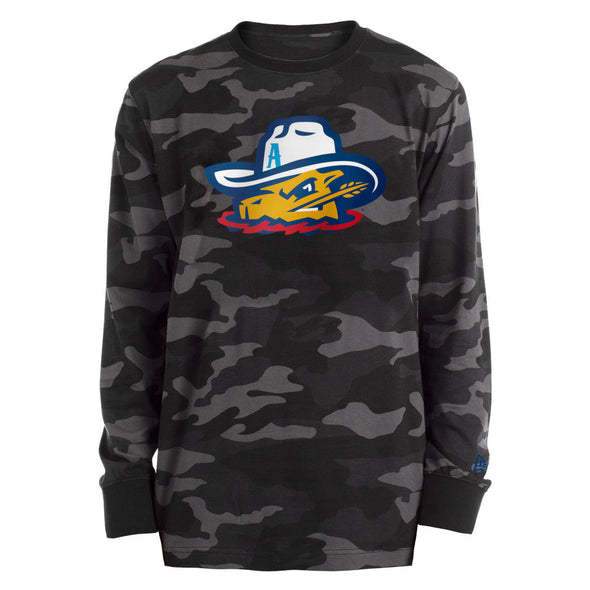 Amarillo Sod Poodles NE Black Camo Game Long Sleeve
