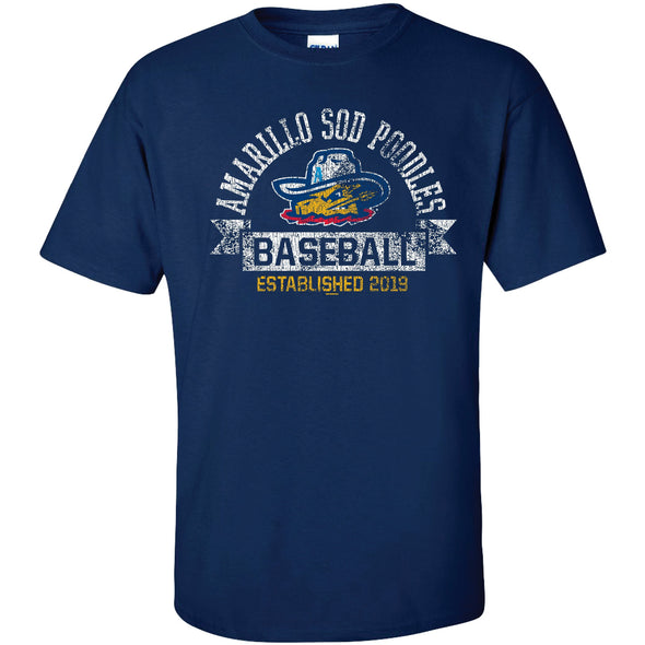 Amarillo Sod Poodles Navy Tuttle Game Tee